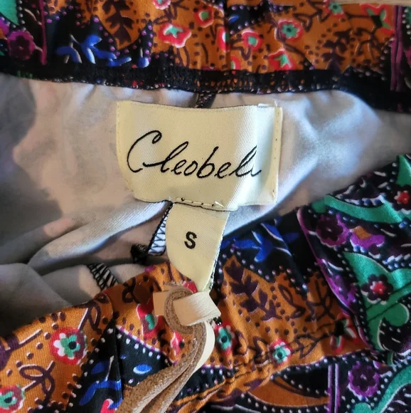 NWT Cleobella Bohi Paisley Print Bell Bottom Pants Small